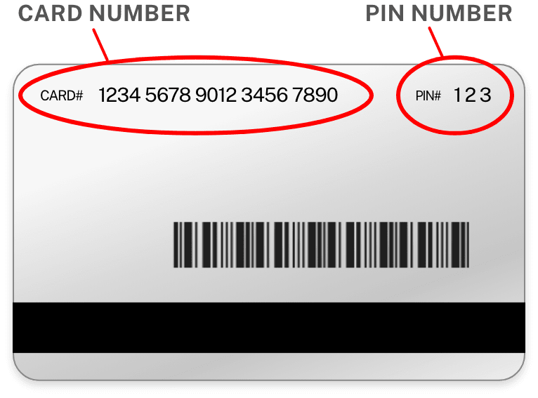 Wave card back example